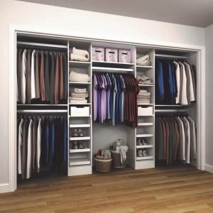 Closetmaid Selectives, Home Depot Closet, Ideas Armario, Wood Closet Systems, Basic Closet, Closet Planning, Closet Kits, Walk In Closet Design, Reach In Closet