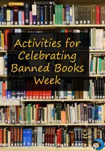 Ideas for celebrating the freedom to read with Banned Books Week, classroom activities for middle school and upper elementary Banned Book Activities, Banned Books Week Library Display, Banned Book Week Activities, Banned Books Week Activities, Book Week Activities, Book Week Ideas, Banned Books Display, Banned Books Week Display, Banned Book Week