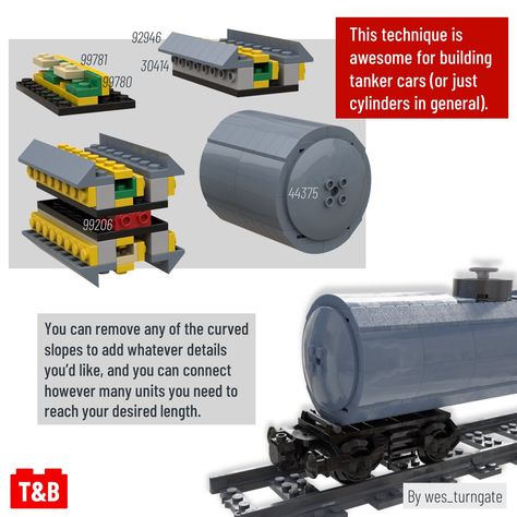 #1994 TECHNIQUES: LEGO Train Techniques Lego Car Moc, Lego Christmas Train, Lego Techniques, Lego Train, Lego Christmas, Lego Trains, Rail Car, Christmas Train, Lego Cars