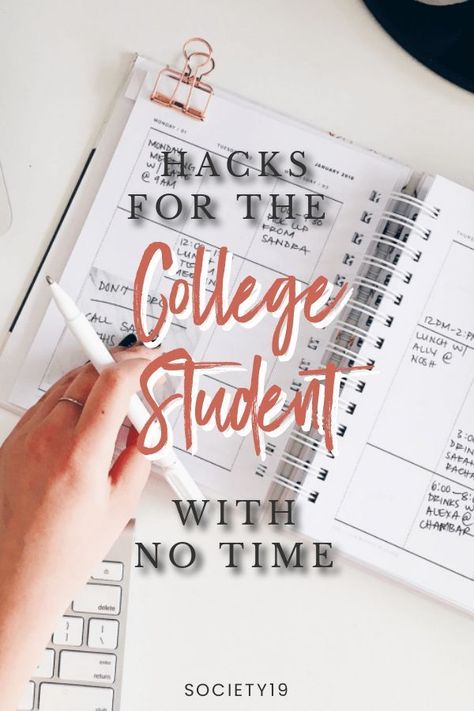 Hacks For The College Student With No Time - Society19 College Organization Aesthetic, Study Products, College Productivity, Organization Aesthetic, College Mom, Good Study Habits, Study Hacks, Dorm Sweet Dorm, College Life Hacks