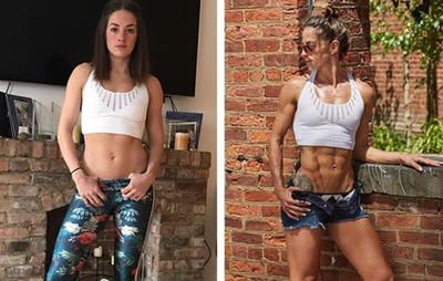 'How Bodybuilding Competitions Gave Me More Confidence Than I've Ever Had In My Life'  https://www.womenshealthmag.com/fitness/ariella-grinberg-fitness-transformation?utm_campaign=DailyDose Bodybuilding Transformation, Competition Prep, Bodybuilding Competition, Workout Routine For Men, More Confidence, Muscle Building Workouts, Fitness Competition, Transformation Tuesday, Fitness Transformation