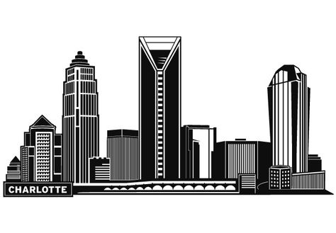 charlotte skyline silhouette - Google Search | Paint, Pens ... Nc Tattoo, Charlotte Skyline, Skyline Tattoo, Charlotte City, Skyline Drawing, Rip Tattoo, Cityscape Drawing, Money Tattoo, City Decor