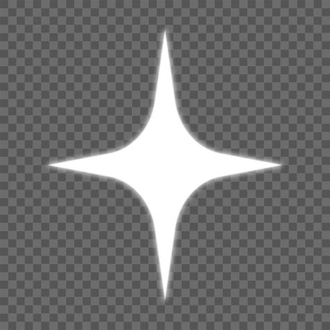 Star Png Icon, White Star Png, Lens Flare Png, Star Y2k, Sparkle Png, Star Png, Icon White, Png Aesthetic, White Flat