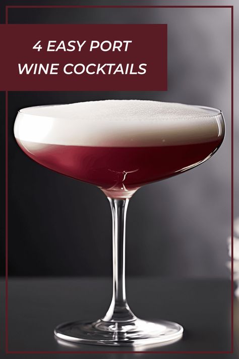 Recipes With Port Wine, Port Wine Recipes, Port Wine Cocktail, Port Cocktails, Wine Cocktail Recipes, Tonic Recipe, Roasted Chestnuts, Cocktail Dinner, Unique Cocktails