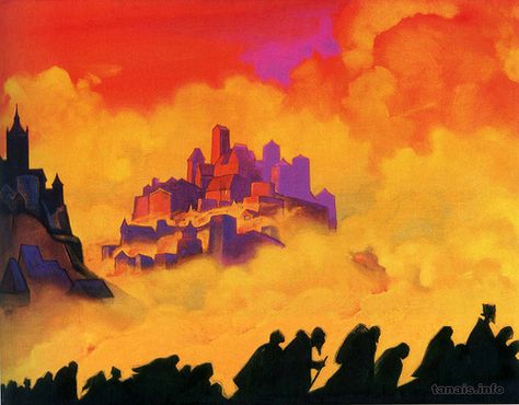 Roerich Museum | roerich nicholas 1874 1947 1936 armageddon state museum of oriental ... Nikolai Roerich, Nicholas Roerich, Russian Painting, Rudolf Steiner, Asian Painting, A Castle, Russian Artists, Russian Art, Arte Fantasy