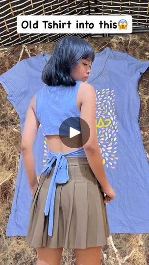 57K views · 567 reactions | From old tshirt to this,😍😍😍 #diy #diycrafts #diyideas #sewing #sewingtips #everyone #everyoneactive #everyonefollowers #tutorial #viralvideoシ #sewingproject #sewingtutorial #doityourselfchallenge #doityourself #viralvideoシ #trendingnow #adsonreelsmonetization #instreamadsmonetization | Inday Bisaya | Inday Bisaya · Original audio Old Tshirt, Clothing Upcycle, Sewing Clothes, Trending Now, Sewing Hacks, Sewing Tutorials, Sewing Projects, Audio, Sewing