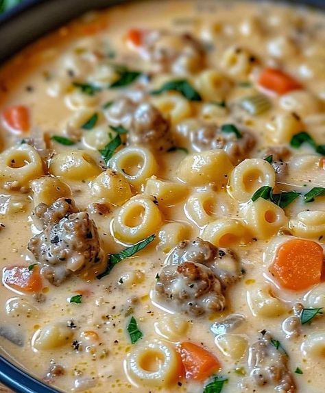 Ditalini Soup, Warm Soup Recipes, Quick Soup Recipes, Italian Sausage Soup, Soup Ingredients, Thomas Keller, Sausage Soup, Creamy Parmesan, Small Pasta