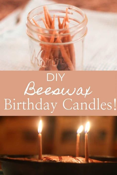 Birthday Candles Diy, Beeswax Birthday Candles, Feeding Bees, Candle Projects, Handmade Christmas Gifts, Beeswax Candles, Easy Diy Crafts, Handmade Candles, Bee Keeping