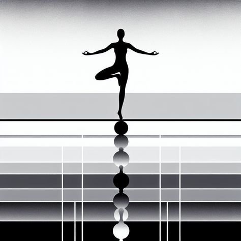 Balance Photography Ideas, Balance Collage, Aesthetic Anatomy, Balance Drawing, Peaceful Meditation, Balance In Life, Loss Of Balance, Inner Balance, Daily Health Tips