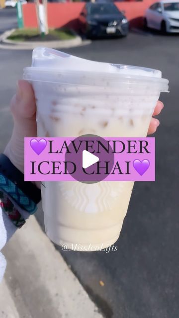 Jen🍍🤍 on Instagram: "💜LAVENDER ICED CHAI💜  Happy Thursday my loves🥰  I hope you all have enjoyed your week so far🥳  I’m not going to lie…lavender is not my favorite 🫠 I asked a friend of mine to give this one a shot since it has dairy in it and I would not be the best judge of character on this drink. She really enjoyed it!! (Thank you @cait.mo 💕) If you like a stronger chair taste, I would go for an additional pump of chai. I tried to keep the macros as low as I could, so this is what I came up with 🫶  This drink is gluten free, but unfortunately NOT dairy free, or vegan🥺  ~$5.50-6.00  HOW TO ORDER: Grande Iced Chai Latte 1 pump of Chai Light Lavender Cold Foam  MACROS   ~175 Calories 17g Carbs  11g Fat 2g Protein  • • • • •  Healthy Starbucks Starbucks Secret Menu Macro-friendl Iced Chai Latte, Iced Chai, Healthy Starbucks, Starbucks Secret Menu, Chai Latte, Secret Menu, Iced Latte, Happy Thursday, I Hope You