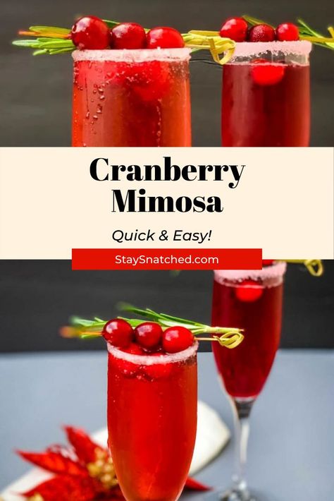 Cranberry Mimosa Recipe, Cranberry Champagne Cocktail, Drinks With Cranberry Juice, Cranberry Mimosa, Thanksgiving Games For Adults, Cranberry Drinks, Cranberry Wine, Champagne Drinks, Cranberry Juice Cocktail