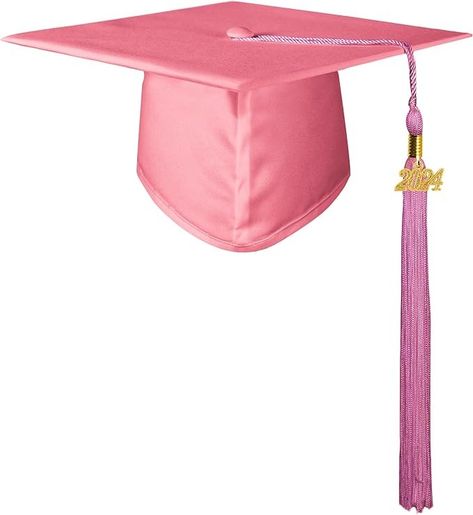 GraduatePro Matte Graduation Cap 2024 Adults with Tassel High School Bachelor Master Doctoral Black : Amazon.ca: Clothing, Shoes & Accessories Funny Graduation Caps, Graduation Tassel, Pink Clothing, University Graduation, Graduation Cap Designs, Preschool Graduation, Graduation Hat, School Dance, Legally Blonde