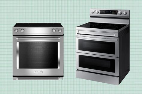 7 Best Electric Stoves and Ranges (2024 Guide) - This Old House Electric Stoves That Look Like Gas, Kitchen With Electric Stove, Double Oven Range, Electric Ranges, Electric Stoves, Convection Range, Self Cleaning Ovens, New Stove, Convection Cooking