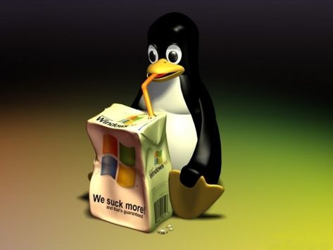 25 Funny Linux Wallpaper Designs for Geeks Penguin Wallpaper, Funny Commercial Ads, Linux Os, Funny Commercials, Windows Wallpaper, How To Make Oil, Commercial Ads, Funny Ads, Clipuri Video