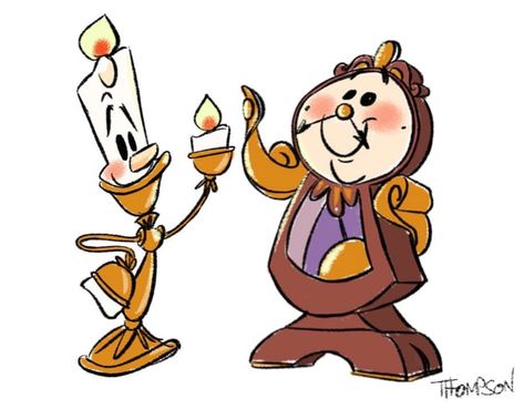 Steve Thompson Disney, Lumiere Disney, Steven Thompson, Steve Thompson, Cute Art Drawings, Stephen Thompson, Xray Markers, Disney Doodles, Disney Artwork