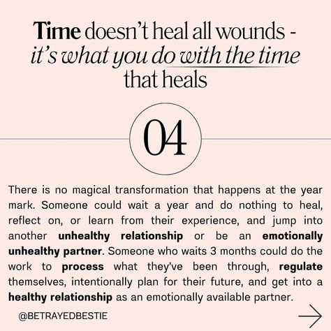 I don’t know who came up with waiting a year, and I definitely don’t understand how that can apply to ALL relationships. As a betrayal trauma + breakup coach, I understand the nuances of ending your relationship after some form of s*xual betrayal (like cheating, p*rn use) has happened in the relationship. The first module in Betrayed Bestie Academy is psychoeducation, so you can truly understand what you’ve been through and lay the foundation for the further mindset work, goal setting, an... Healing A Relationship After Cheating, Fixing A Relationship After Cheating, Relationship Betrayal, 2024 Reset, Breakup Motivation, Mindset Work, Cheating Boyfriend, Transformational Coaching, Bedroom Decorations