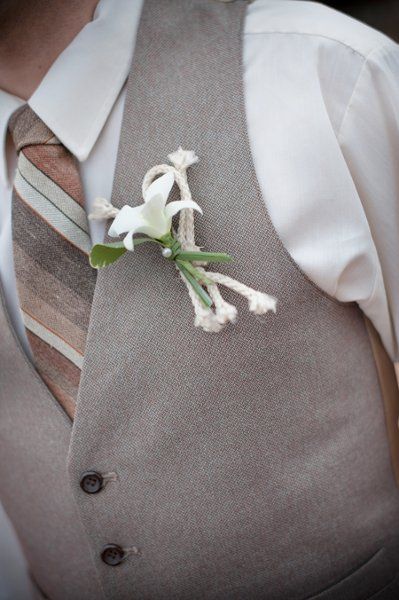 Beach Wedding Inspiration Wedding Flowers Photos on WeddingWire Beach Wedding Boutonniere, Beach Wedding Groom Attire, Beach Wedding Groom, Rustic Beach Wedding, Diy Beach Wedding, Simple Beach Wedding, Casual Beach Wedding, Simple Wedding Dress Beach, Beachy Wedding