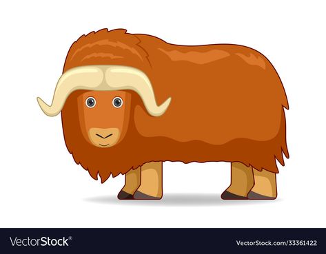 Ox Illustration, White Background Cartoon, Fancy Writing, Musk Ox, Background Cartoon, Sanrio Wallpaper, Cartoon Style, Animal Paintings, Ox