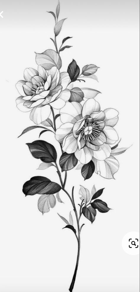 Mari Gold Flower Tattoo, Flower And Geometric Tattoo, Fineline Flowers, Birds Reference, Flower Vine Tattoo, Drawing Peony, Flower Vine Tattoos, Peony Flower Tattoos, Peony Drawing