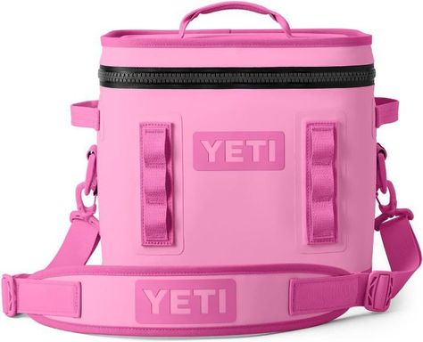 Yeti Cooler in Bright Barbie Pink Pink Yeti, Pink Cooler, Small Cooler, Yeti Cooler, Yeti Coolers, Duck Boat, Cooler Designs, Portable Cooler, Tough As Nails