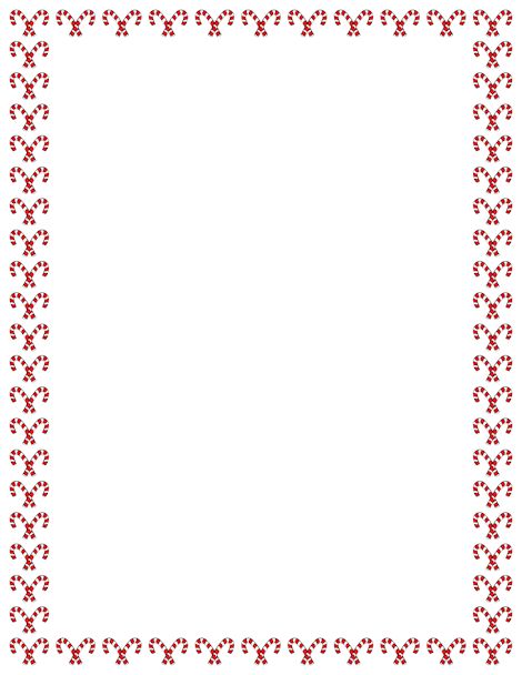 Candy Cane Border, Free Christmas Borders, Christmas Stage Design, Christmas Letter Template, Candy Cane Cards, Printable Border, Mini Candy Canes, Writing Paper Printable Stationery, Border Templates