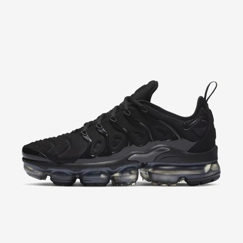 Black Vapormax, Nike Air Vapormax Plus Women, Vapormax Plus Black, Nike Vapormax Plus, Vapormax Nike, Nike Noir, Nike Vapor Max, Zapatillas Nike Air, Vapour Max Nike