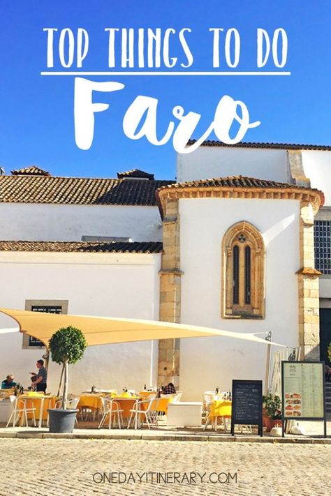 One day in Faro itinerary - Top things to do in Faro, Portugal Where Is Bora Bora, Hotels Portugal, Faro Portugal, Portugal Vacation, Portugal Travel Guide, Visit Portugal, Short Films, Portugal Travel, Spain And Portugal