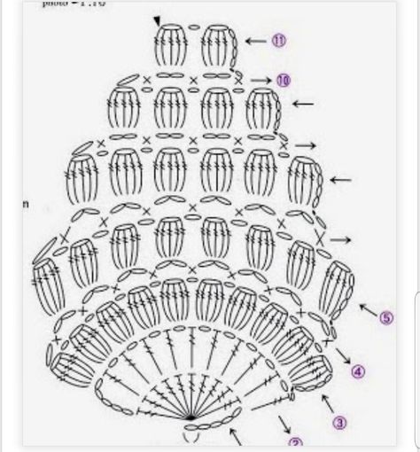 Decorating Clothes, Crochet Stitches Guide, Crochet Fruit, Pineapple Crochet, Pola Amigurumi, Crochet Lace Edging, Crochet Vintage, Crochet Bookmarks, Crochet Stitches Patterns