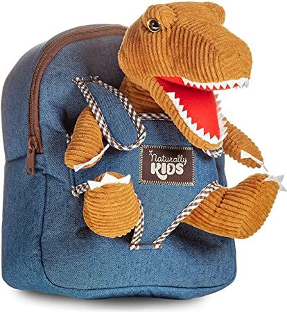 Amazon.com: Naturally KIDS Small Dinosaur Backpack Dinosaur Toys for Kids 3-5 - Dinosaur Toys for 3 4 5 6 Year Old Boys Gift - Toddler Backpack for Boys Dinosaurs for Boys Dino Toy - Dinosaur Plush Stuffed Animal : Toys & Games Dinosaur Toys For Boys, Small Backpacks, Toddler Boy Toys, Preschool Backpack, Dino Toys, Dinosaur Backpack, Dinosaur Toys For Kids, Animal Backpacks, Presents For Boys