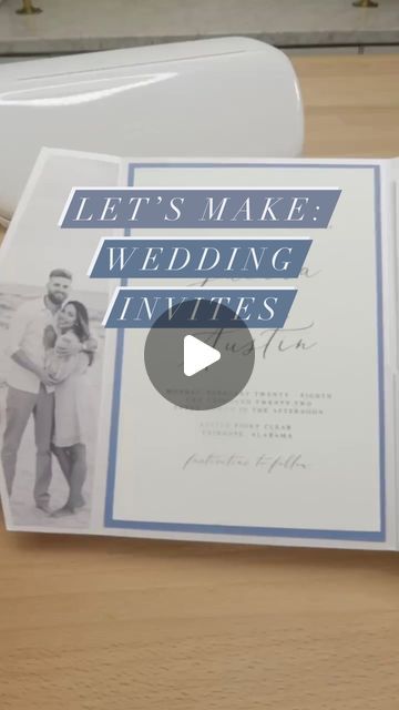 Cricut For Wedding Projects, Cricut Joy Wedding Invitations, Cricut Joy Wedding Projects, Cricut Wedding Invitations, Maker Ideas, Cricut Wedding, 2025 Wedding, Maker Project, Cricut Joy