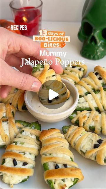 Recipes on Instagram: "Savory, spice, and everything nice🌶️ These mummy jalapeño poppers are a show stopping appetizer

#jalapeñopoppers #mummy #halloween #appetizer #recipe #fyp" Budget Family Meals, Jalapeno Poppers, Easy Family Meals, Budget Meals, Holiday Cooking, Snacks