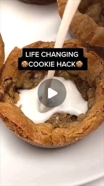 Pastry Paradise on Instagram: "See bio for more baking

Transforming a humble cookie into a delightful edible bowl! 🍪✨

#baking #bakinglove #cookie #reels" Cookie Reels, Edible Bowl, Cookie Hacks, Cookie Monster, Monster Cookies, Pastry, Paradise, Bowl, Baking