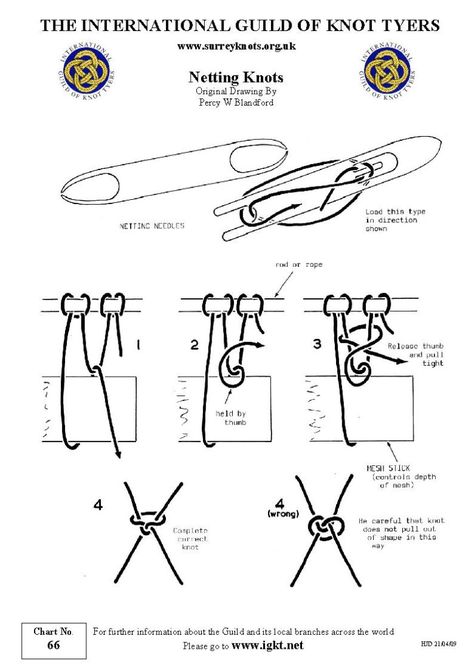 Netting Knots Net Making, Camping Knots, Cast Nets, Survival Knots, Knots Guide, Rope Projects, Decorative Knots, Paracord Knots, Knots Diy