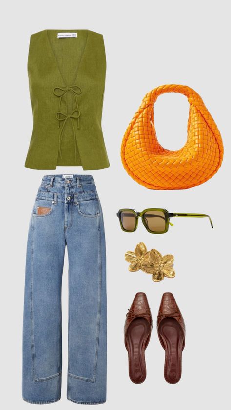 This purse 😍 #outfitinspo #ysl #summer #orange #y2k #fashion Orange Purse Outfit, Orange Y2k, Matilda Djerf Style, Purse Outfit, Orange Purse, Summer Orange, Matilda Djerf, Outfit Summer, Cute Fits