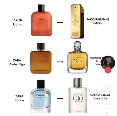 Zara Perfume Duplicates Men, Zara Perfume Men, Men Hygiene, Zara Parfum, Fragrances Perfume Men, Zara Fragrance, Zara Perfume, Guys Grooming, Perfume Men