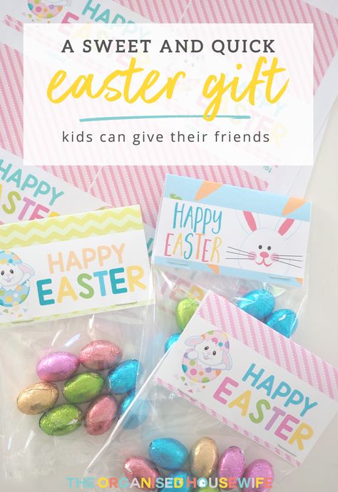 Homemade Easter Gifts, Student Gift Tags, Daycare Gifts, Easter Gift For Kids, Easter Gift For Adults, Creative Easter Baskets, Gifts For Students, Easter Gift Bags, Gift Tag Design