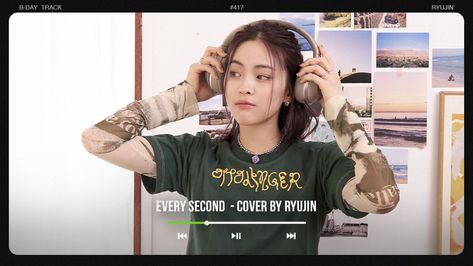 B-DAY TRACK #417 “RYUJIN” | Every Second by Mina Okabe https://youtu.be/ra27BWdRpm4 #ITZY #MIDZY @ITZYofficial #류진 #RYUJIN Mina Okabe, Video Cover, It'z Me, Crop Photo, Shin Ryujin, Crazy Love, Original Video, B Day, Record Label