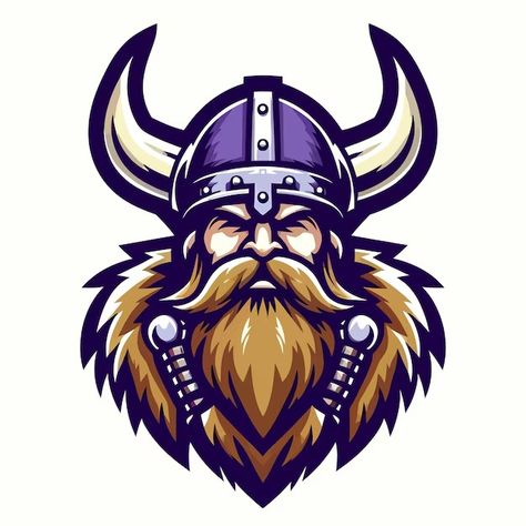 Grigoriev Ilija | Freepik Viking Mascot, Logo Psd, Technology Icon, Mascot Logo, Card Banner, House Vector, Poster Invitation, Presentation Template Free, Cartoon Clip Art