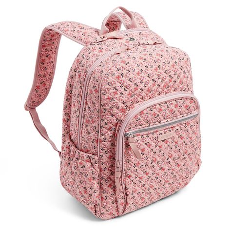 Pink Vera Bradley Backpack, Vera Bradley Xl Campus Backpack, Vera Bradley Backpacks, Backpacks Vera Bradley, Backpack Aesthetic, Vera Bradley Backpack Campus, Preppy Backpack, Dream Wishlist, Aesthetic Backpack