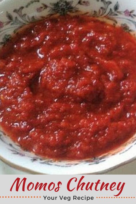 Momos Chutney (Momos Sauce) #Momos #vegetarian #Recipes #food #vegan #Sauce #dip #chutney Momos Chutney Recipe, Momos Food, Spicy Chutney, Indian Chutney Recipes, Sambal Recipe, Momos Recipe, Vegan Sauce, Veg Recipe, Drink Healthy