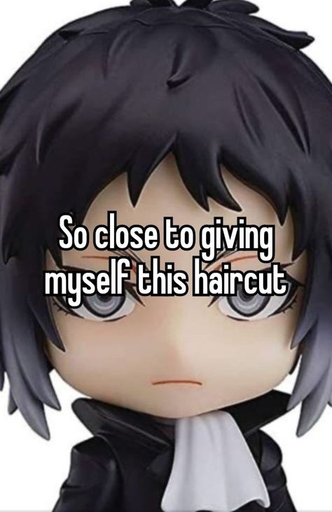 Dazai Haircut Real, Fyodor Haircut, Dazai Hairstyle, Kunikida Hair Down, Akutagawa Haircut, Dazai Haircut, Dazai Kunikida, Relatable Funny, Chuuya Nakahara