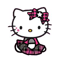 HK Punk Plaid Punk Plaid, Hello Kitty, Kitty, Deviantart, Plaid, Pink, White, Black