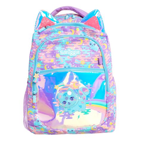 Far Away Backpack Lilac - Smiggle Online 6th Grade Backpacks, Smiggle Backpack, Mermaid School, Preschool Backpack, Unicorn Backpack, Purple Mermaid, Purple Backpack, Bottle Sleeves, Bag Boys