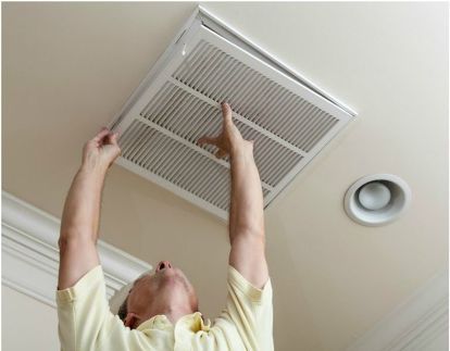 s hide your ugly vent with these 7 brilliant ideas, hvac, The problem A huge eyesore on the ceiling Ceiling Vents, Clean Air Ducts, Hvac Maintenance, Furnace Filters, Air Conditioning Repair, Hvac Services, Duct Cleaning, Ac Repair, Air Duct