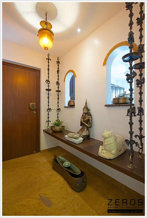 Entry way Small Foyer Ideas Entryway Indian, House Entrance Ideas Indian, Foyer Area Design Entrance, Foyer Ideas Entryway Indian, Small Foyer Ideas Entryway, Small Foyer Ideas, Entrance Apartment, Traditional Foyer, Foyer Ideas Entryway