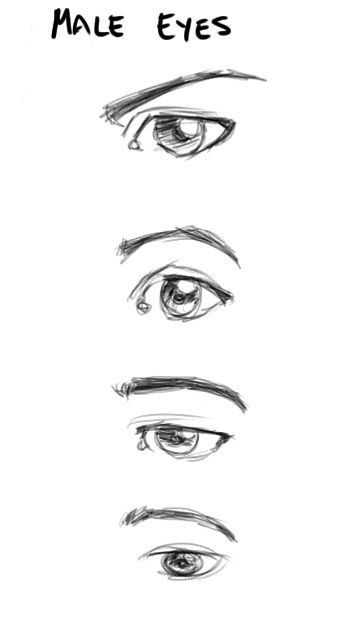 Male Eye Drawing Reference, Male Painting, Body Male, How To Draw Anime Eyes, Realistic Eye Drawing, Manga Eyes, Eye Drawing Tutorials, Drawing Face, Eye Sketch