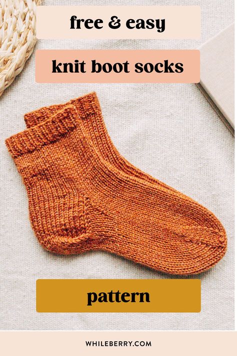 Chunky Sock Knitting Patterns Free, Knitted Sock Patterns Free Easy, Knitting Two Socks At A Time, Knit Flat Socks, Knitted Socks Free Pattern For Beginners Circular Needles, Free Beginner Sock Knitting Pattern, Simple Free Knitting Patterns, Knit Socks Circular Needles, Knit Socks Beginner