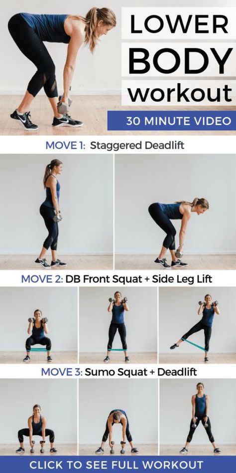 30-Minute Leg Workout At-Home Video | lower body workout | legs workout | glutes workout | at home workout | workout videos || Nourish Move Love #legworkout #athomeworkouts Inner Leg Workout, Fitness Before After, Workout Glutes, Nourish Move Love, 12 Minute Workout, Leg Workout At Home, Sport Nutrition, Fitness Video, Home Video