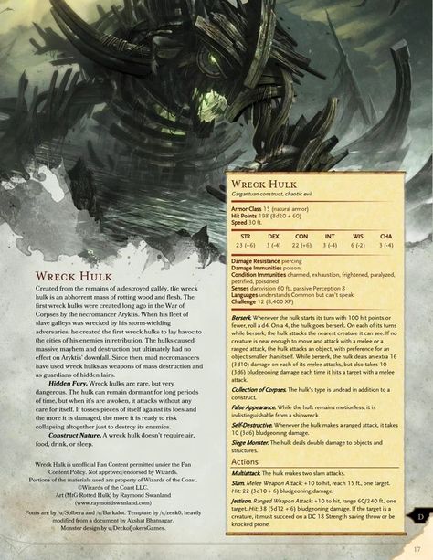 Ghosts Of Saltmarsh, Dnd Stats, Dnd Stories, Dungeon Master's Guide, Dungeons And Dragons 5e, D D Monsters, Dnd 5e Homebrew, Dnd Dragons, Rpg Map