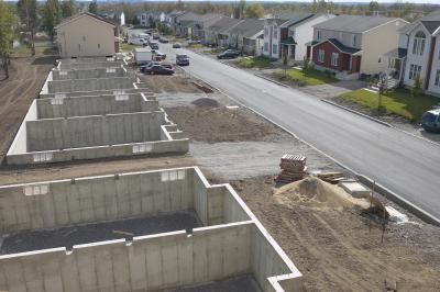 How to Build a Storm Shelter in an Existing Basement Building in a corner of the basement recommended Eco Construction, Tornado Shelter, Laying Decking, Building Foundation, Storm Shelter, Foundation Repair, House Foundation, Safe Room, Architecture 3d